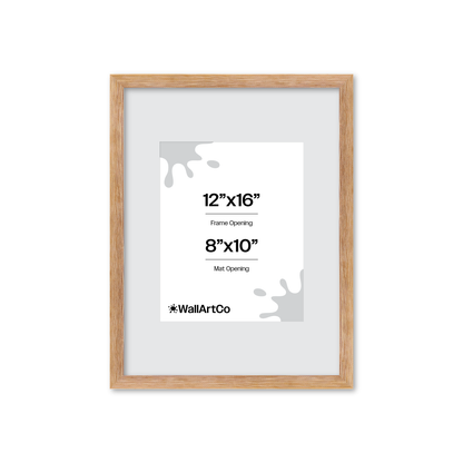 12" x 16" White Wash Natural Sierra Wall Frame