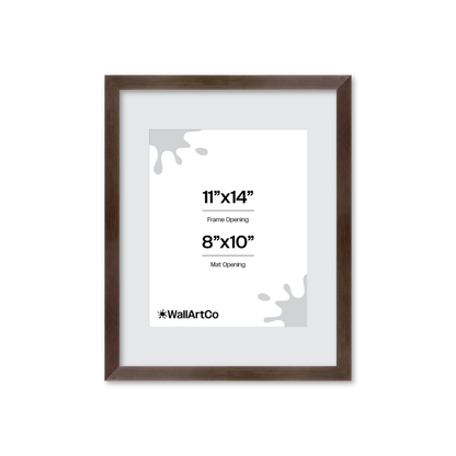11" x 14" Soft Charcoal Sierra Wall Frame