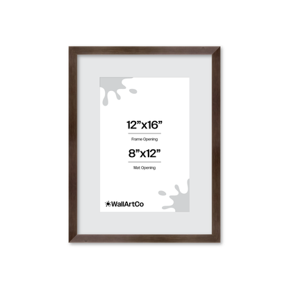 12" x 16" Soft Charcoal Sierra Wall Frame