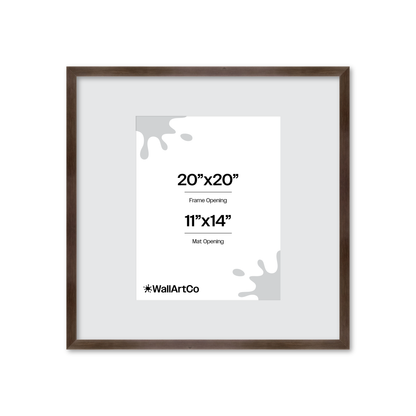 20" x 20" Soft Charcoal Sierra Wall Frame