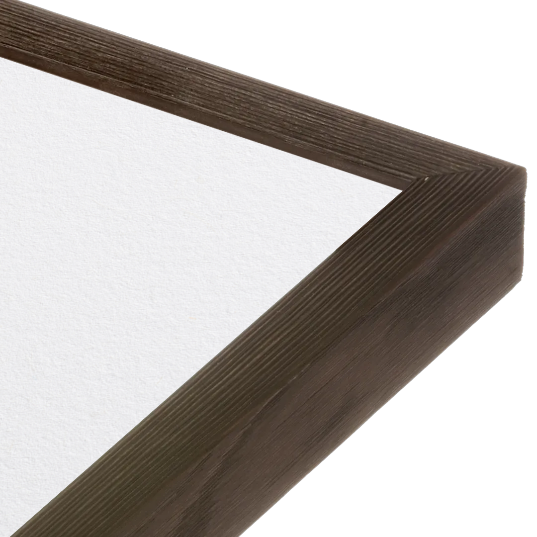 corner of the Soft Charcoal Sierra Wall Frame