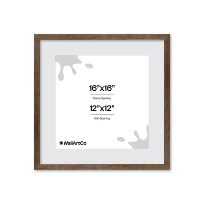 16" x 16" Soft Gray Sierra Wall Frame