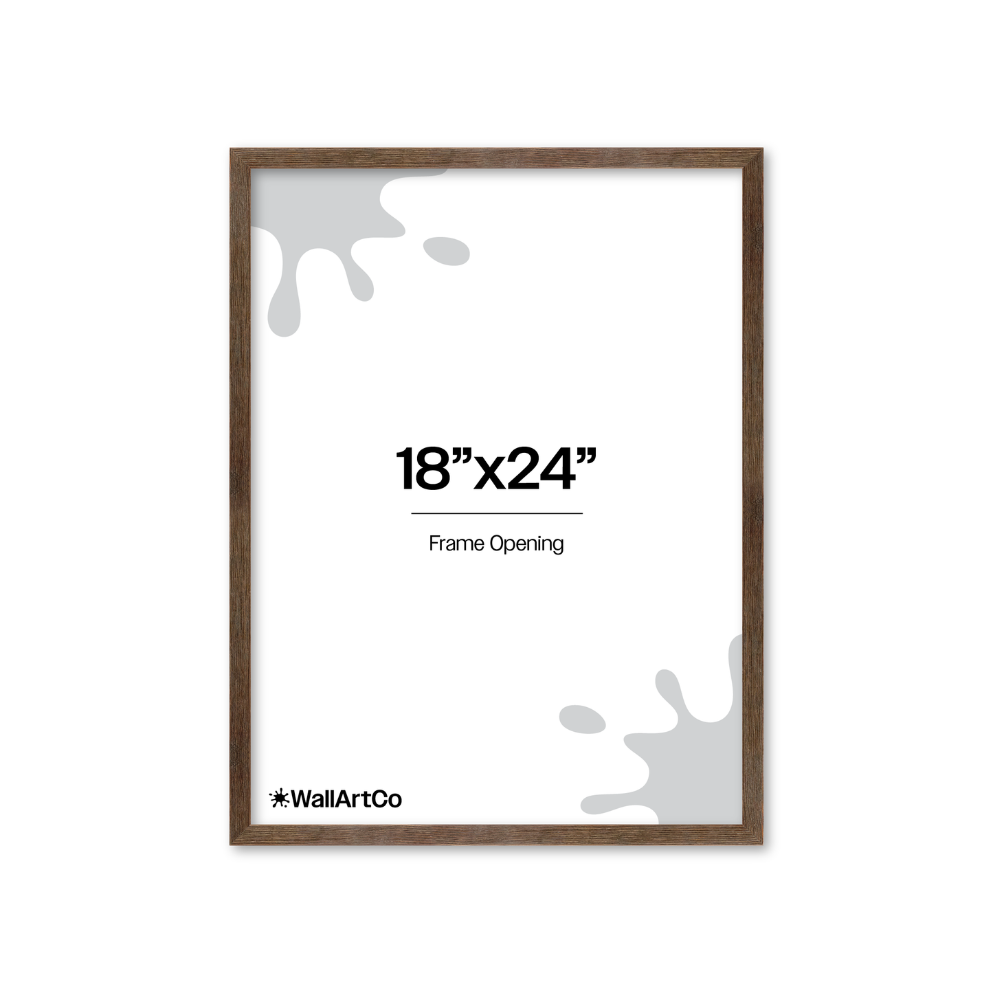 Front of picture frame