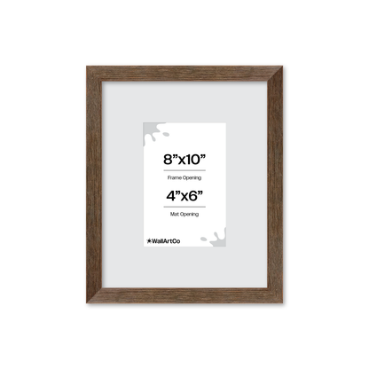 8" x 10" Soft Gray Sierra Wall Frame