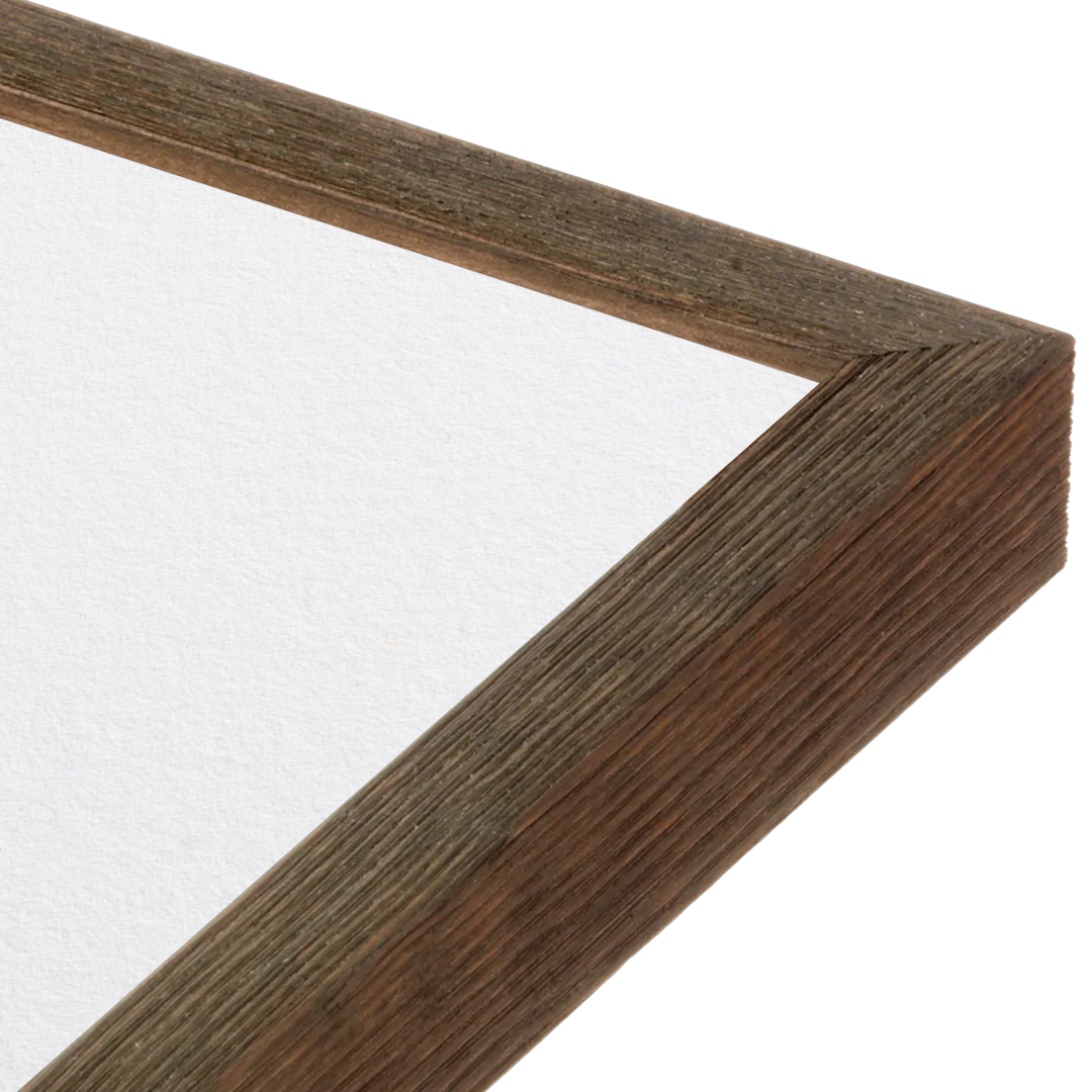 corner of the Soft Gray Sierra Wall Frame