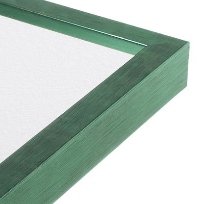 [LIFESTYLE],Lemon Grass Narrow Width Wall Frame in a room