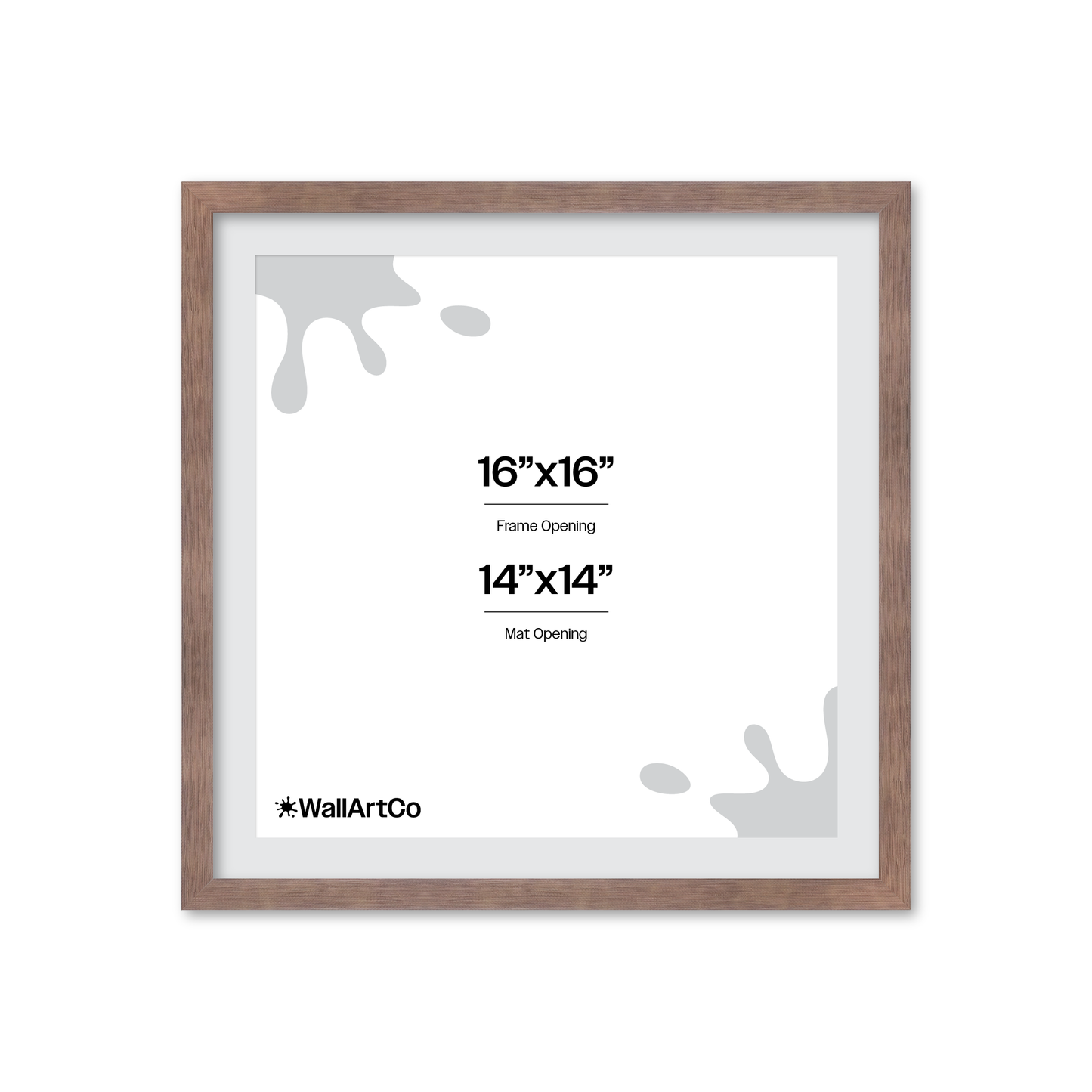 Powder Rose Linden Wall Frame