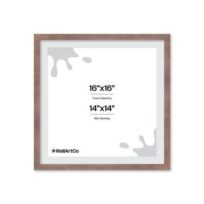 Powder Rose Linden Wall Frame