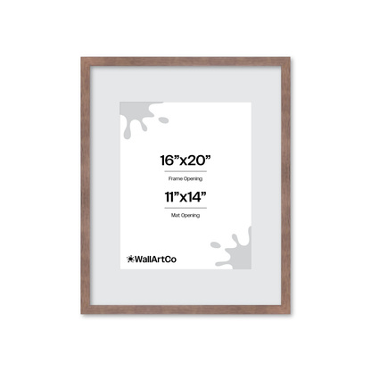 Powder Rose Linden Wall Frame