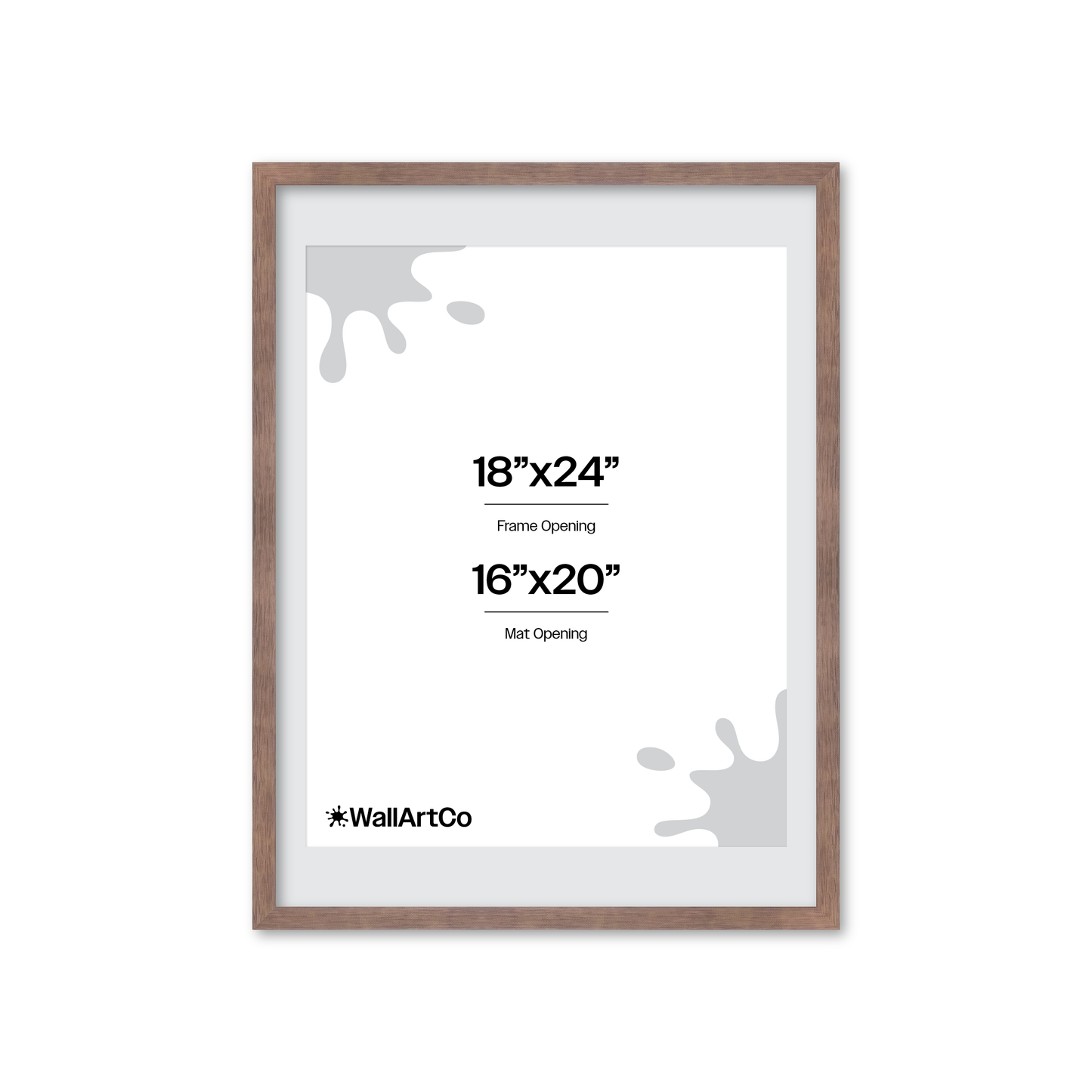 Powder Rose Linden Wall Frame