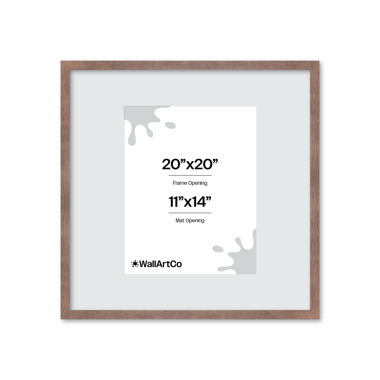 Powder Rose Linden Wall Frame