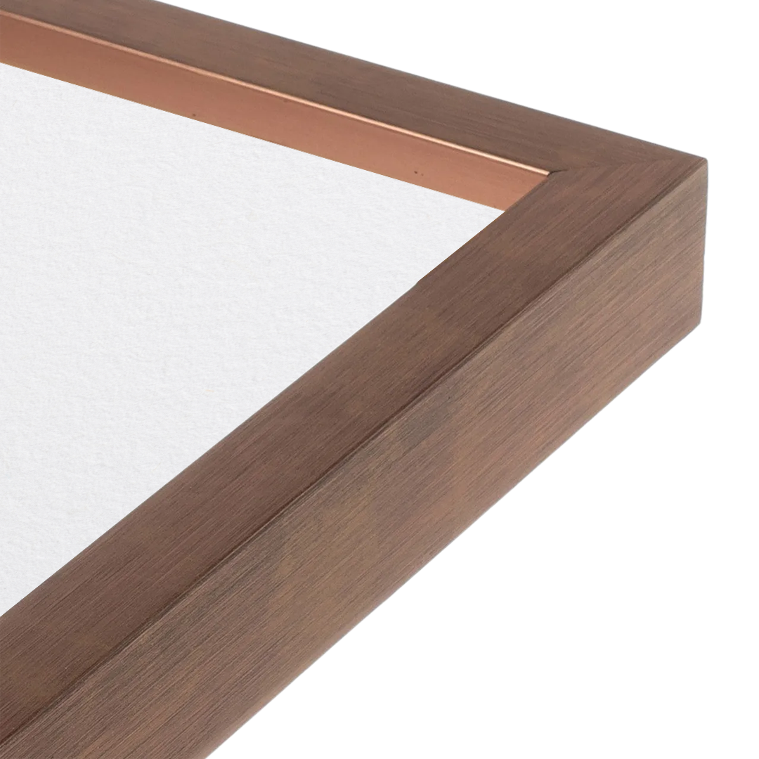 [LIFESTYLE],Powder Rose Narrow Width Wall Frame in a room