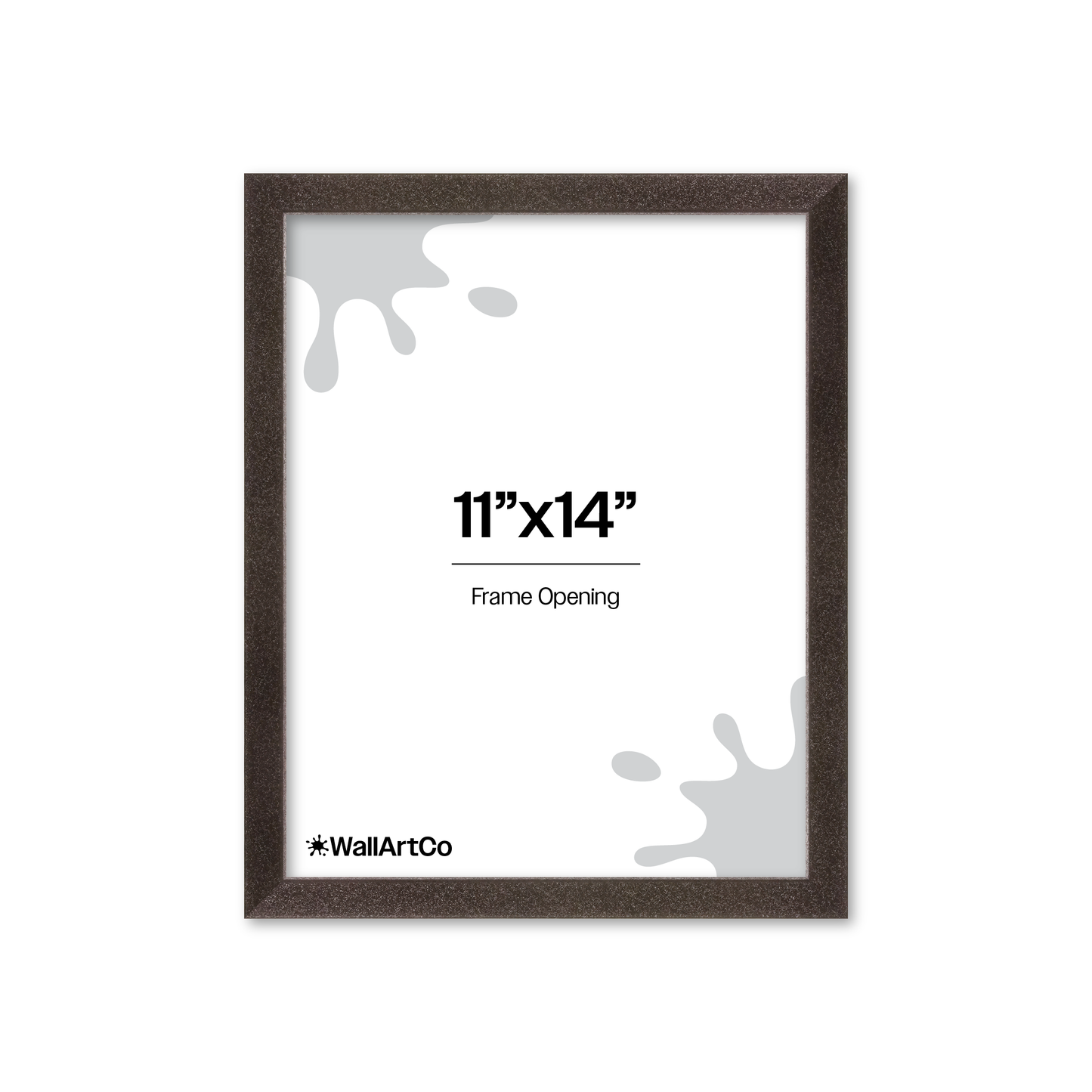The Little Luxe - Black Glitter Picture Frame