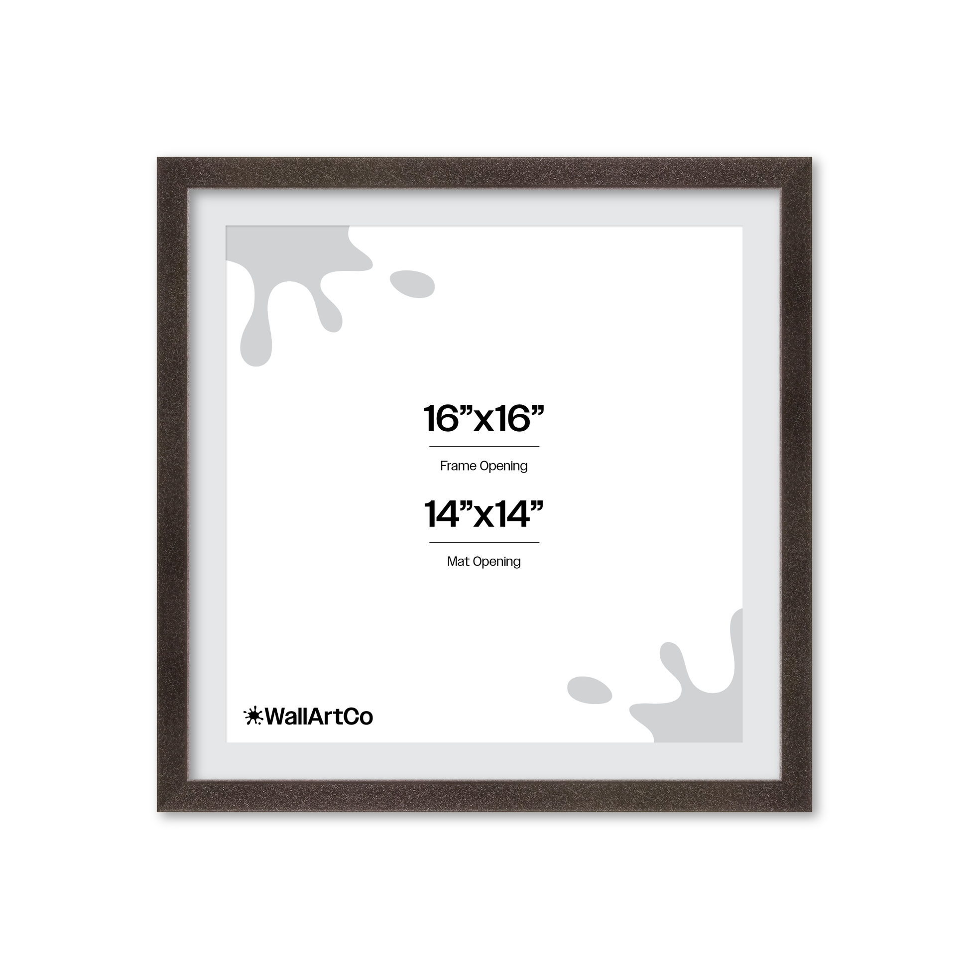 Front of picture frame