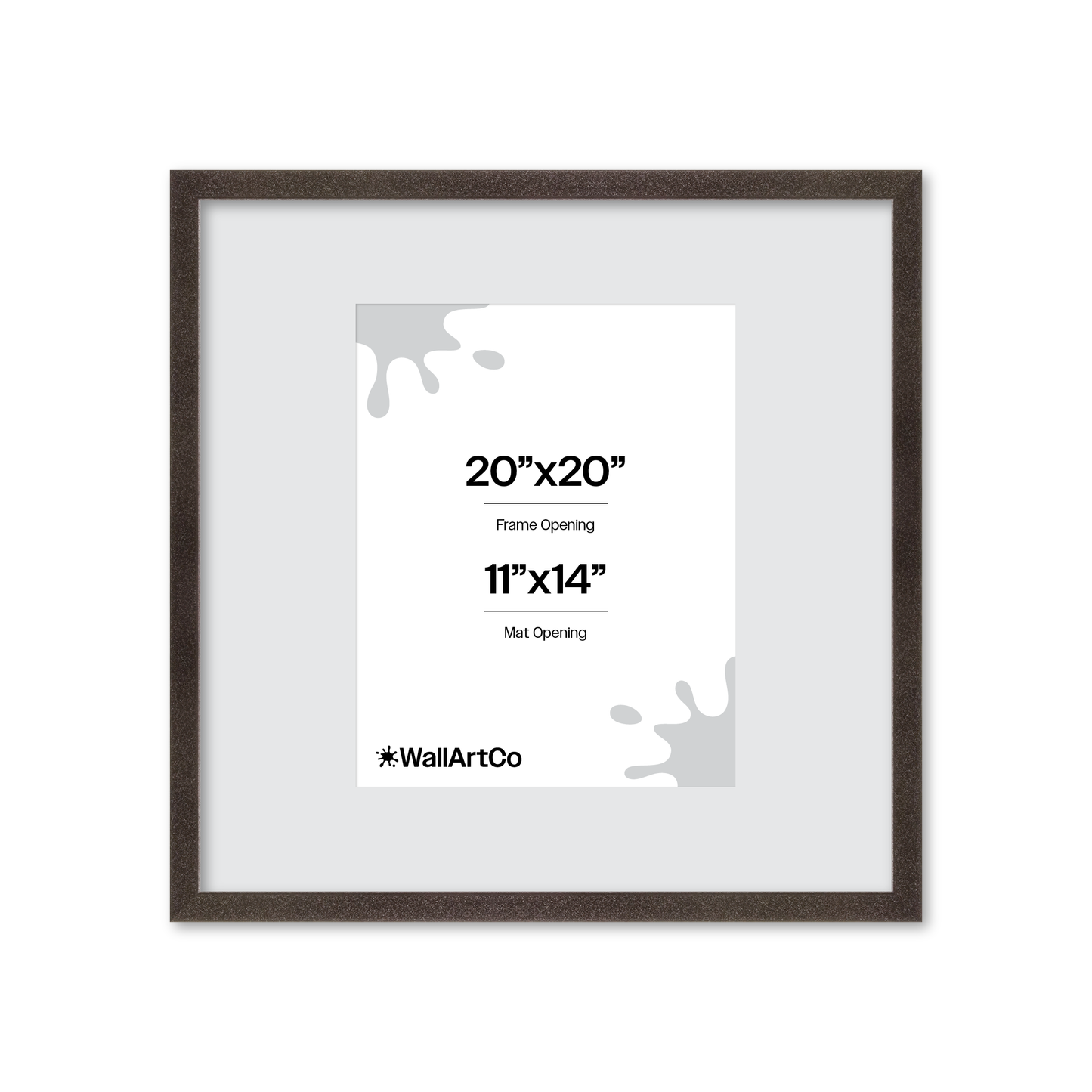 Front of picture frame