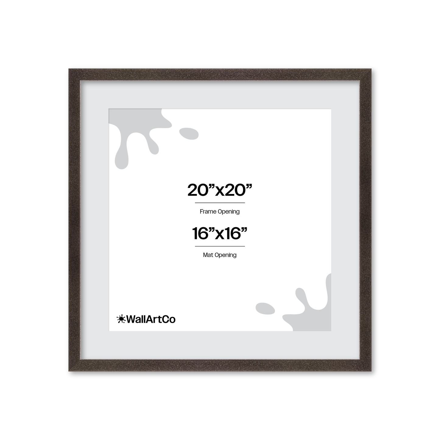 Front of picture frame