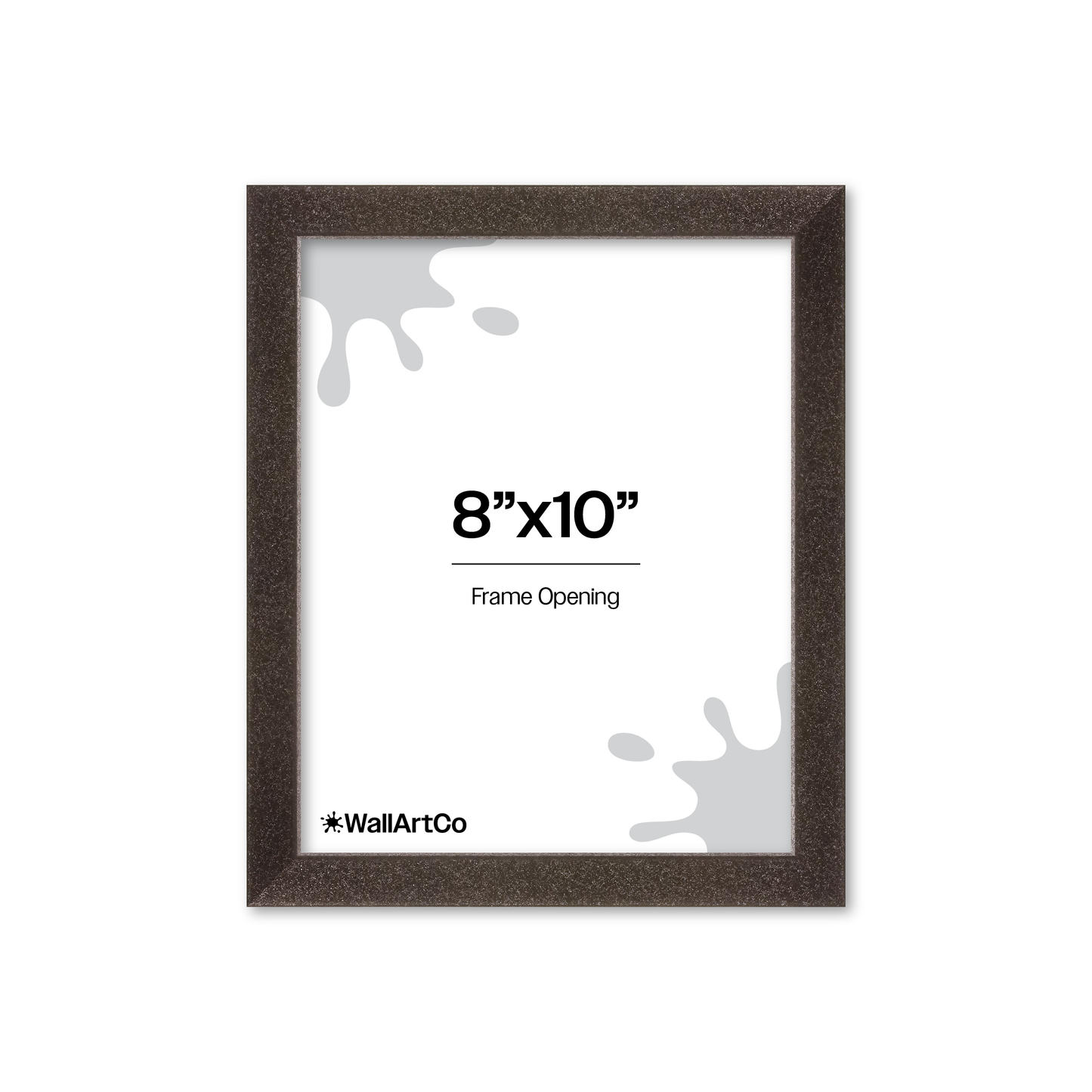 The Little Luxe - Black Glitter Picture Frame