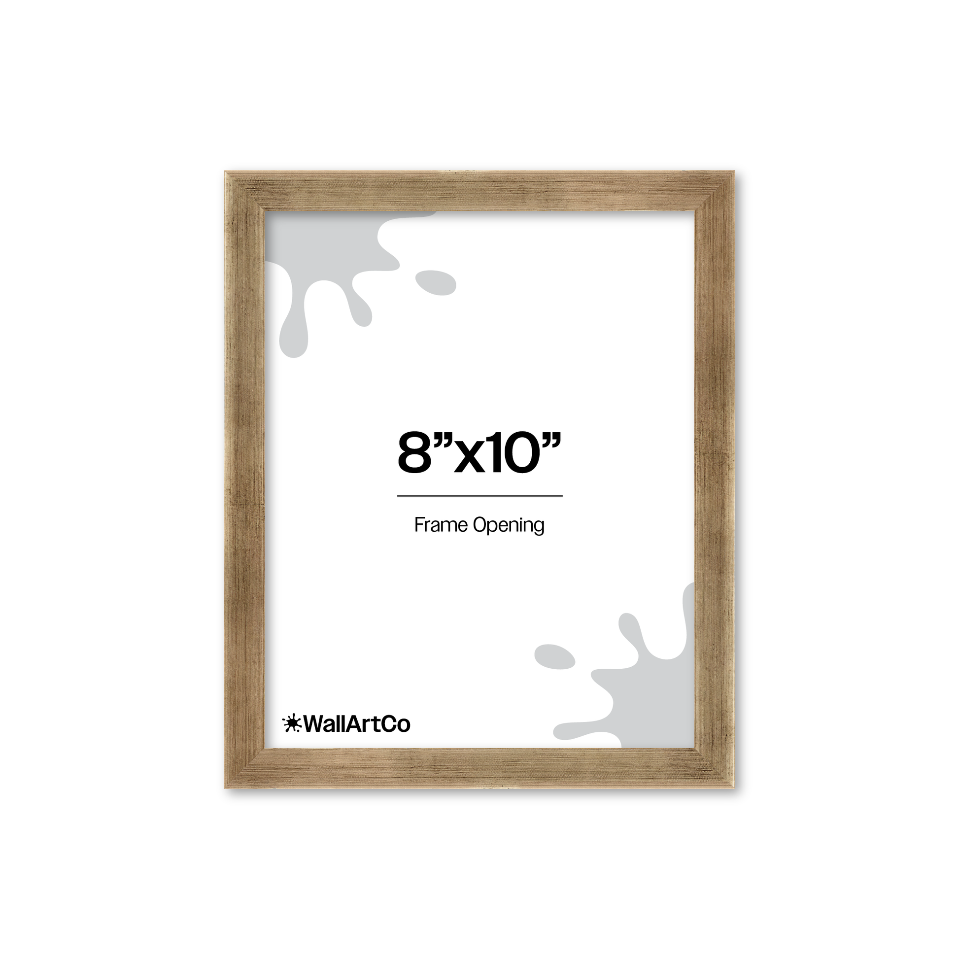 Pale Silver Monaco Wall Frame
