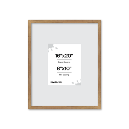 16" x 20" Brushed Gold Monaco Wall Frame
