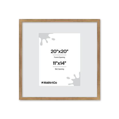 20" x 20" Brushed Gold Monaco Wall Frame