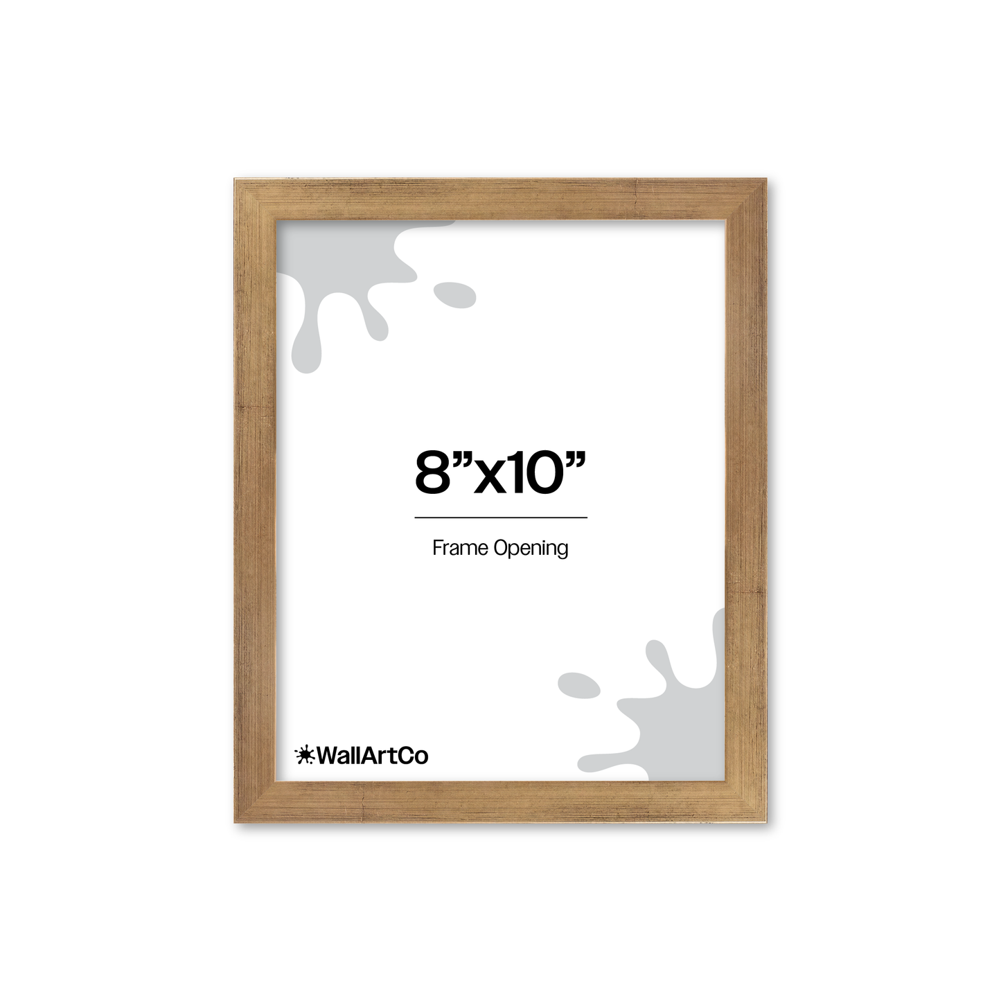 Brushed Gold Monaco Wall Frame
