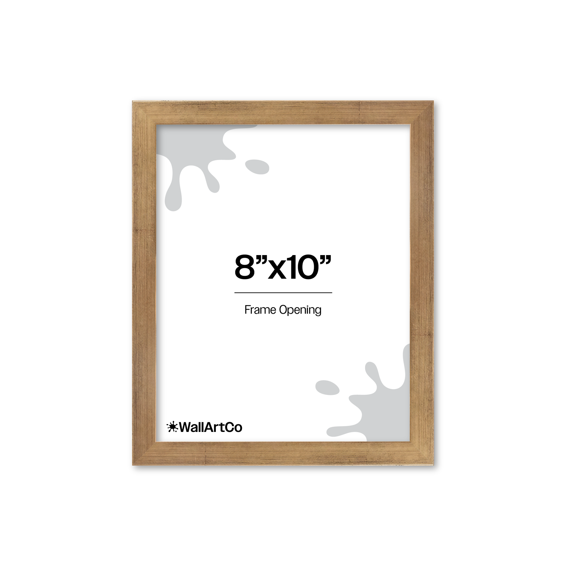 Brushed Gold Monaco Wall Frame
