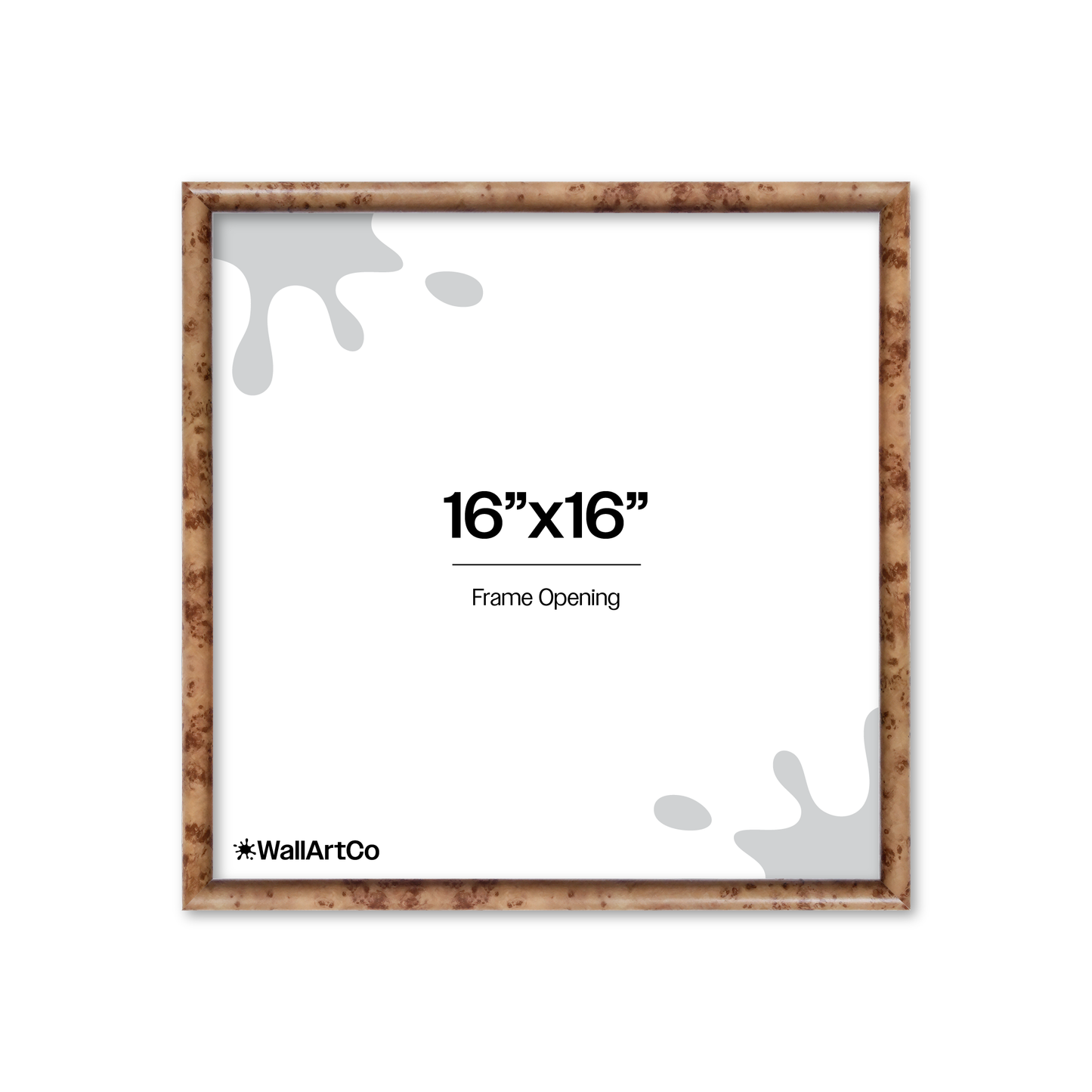 Front of picture frame
