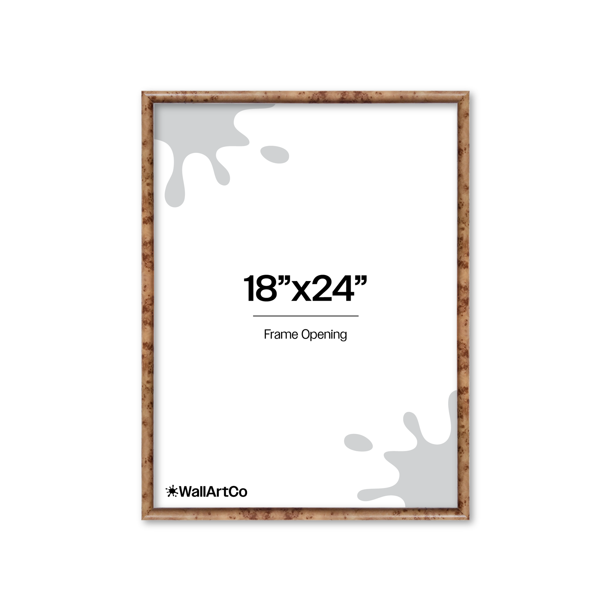 Front of picture frame