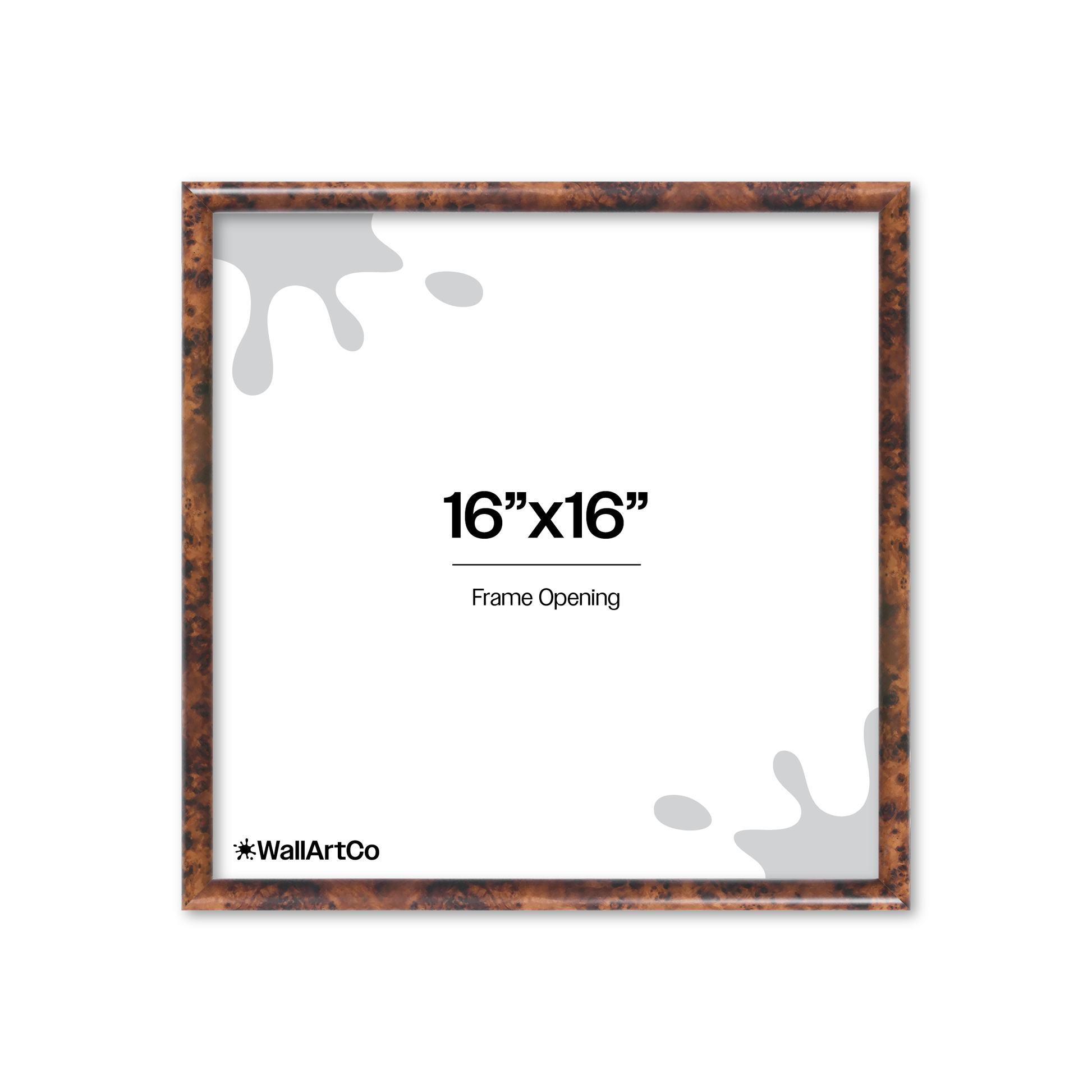 Front of picture frame