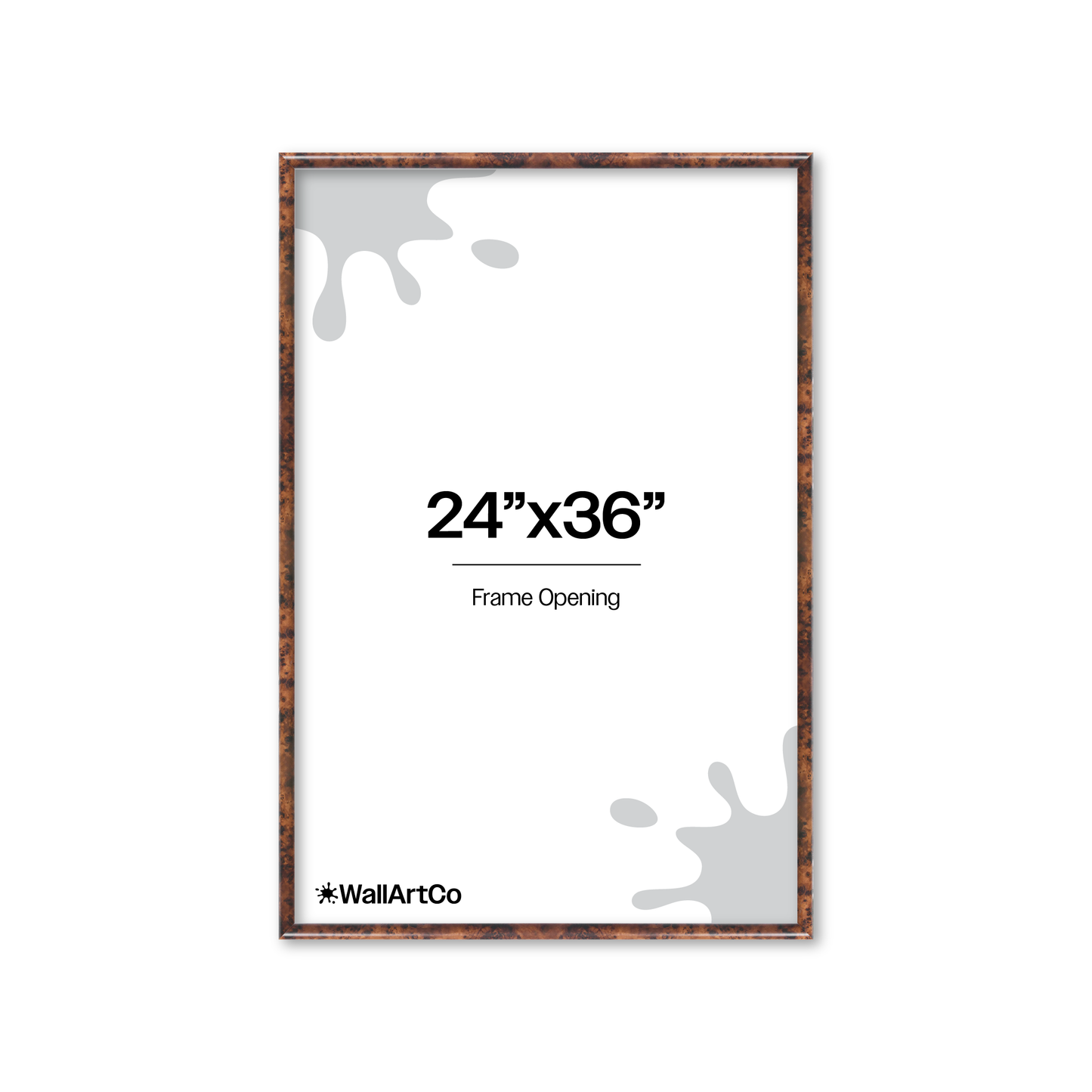 Front of picture frame