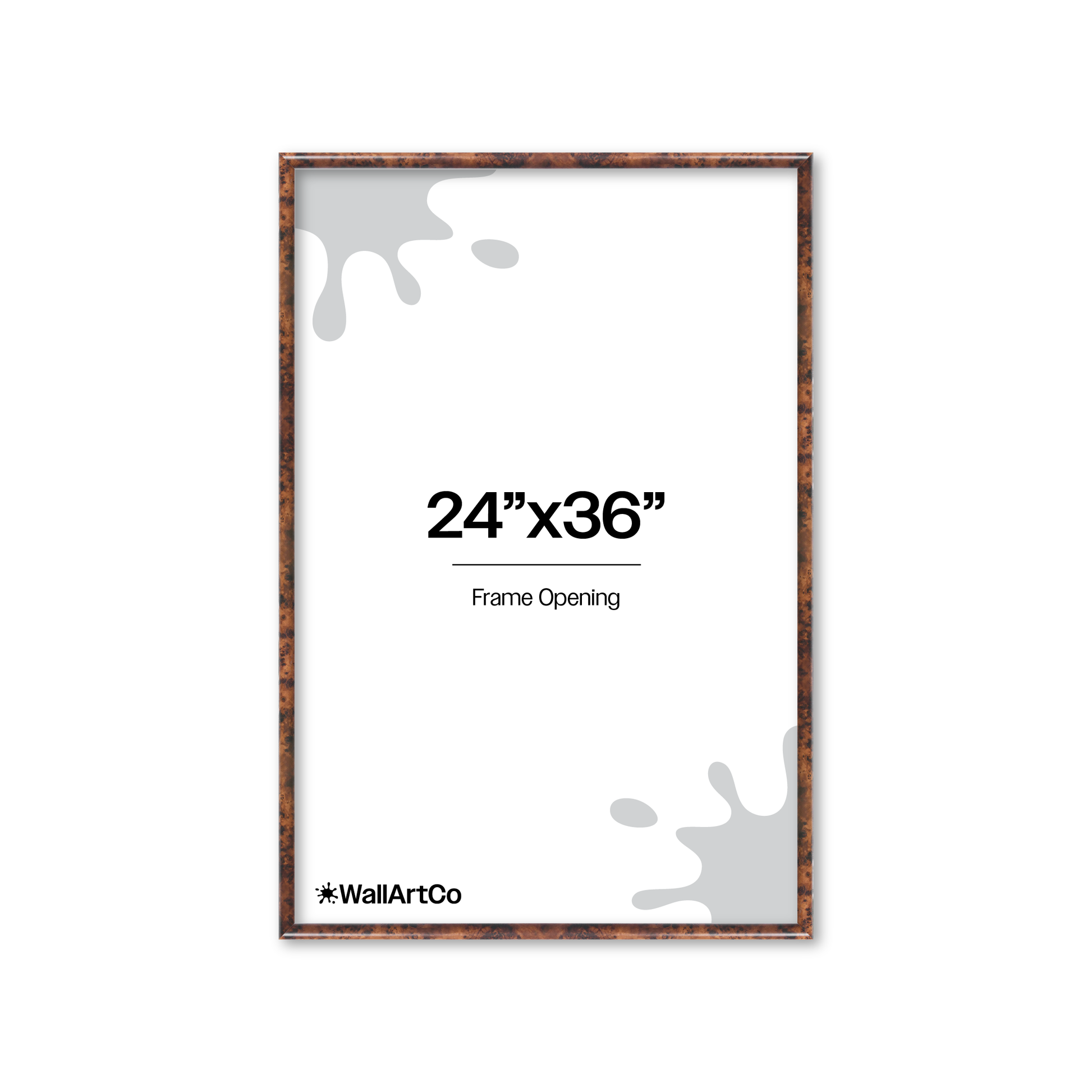 Front of picture frame