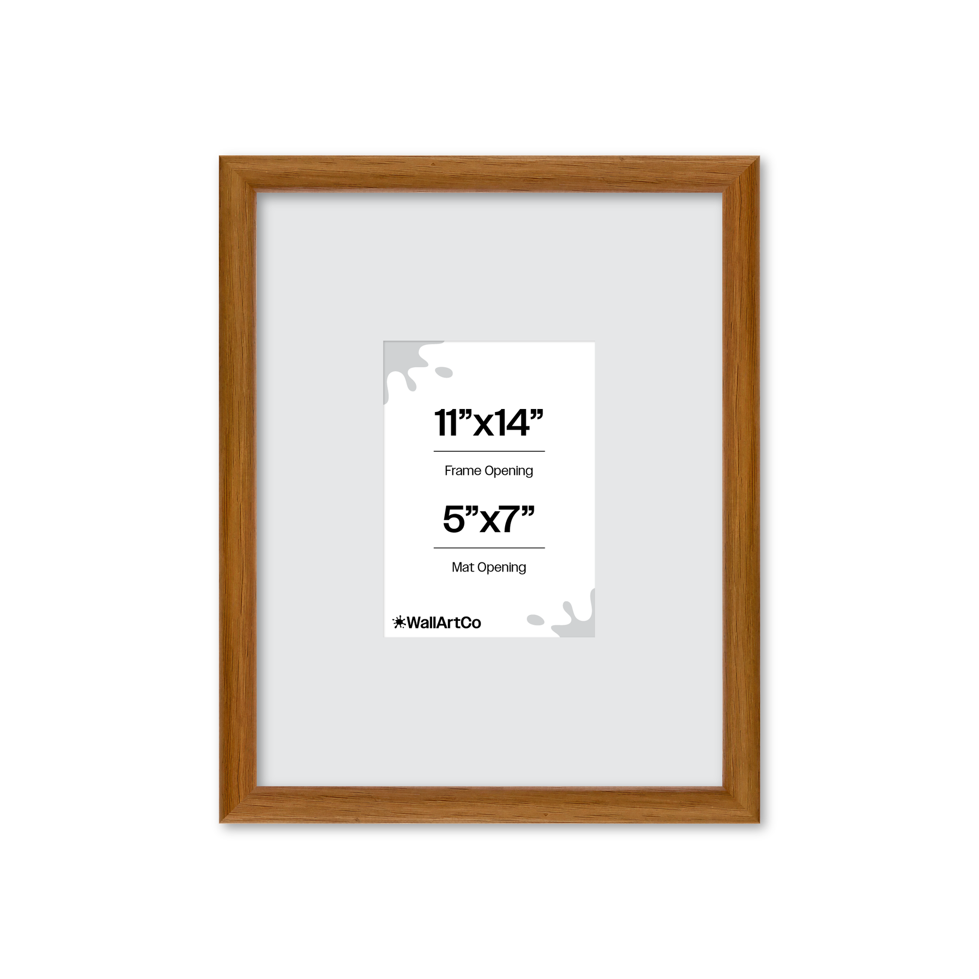 11" x 14" Light Oak Hudson Narrows Wall Frame