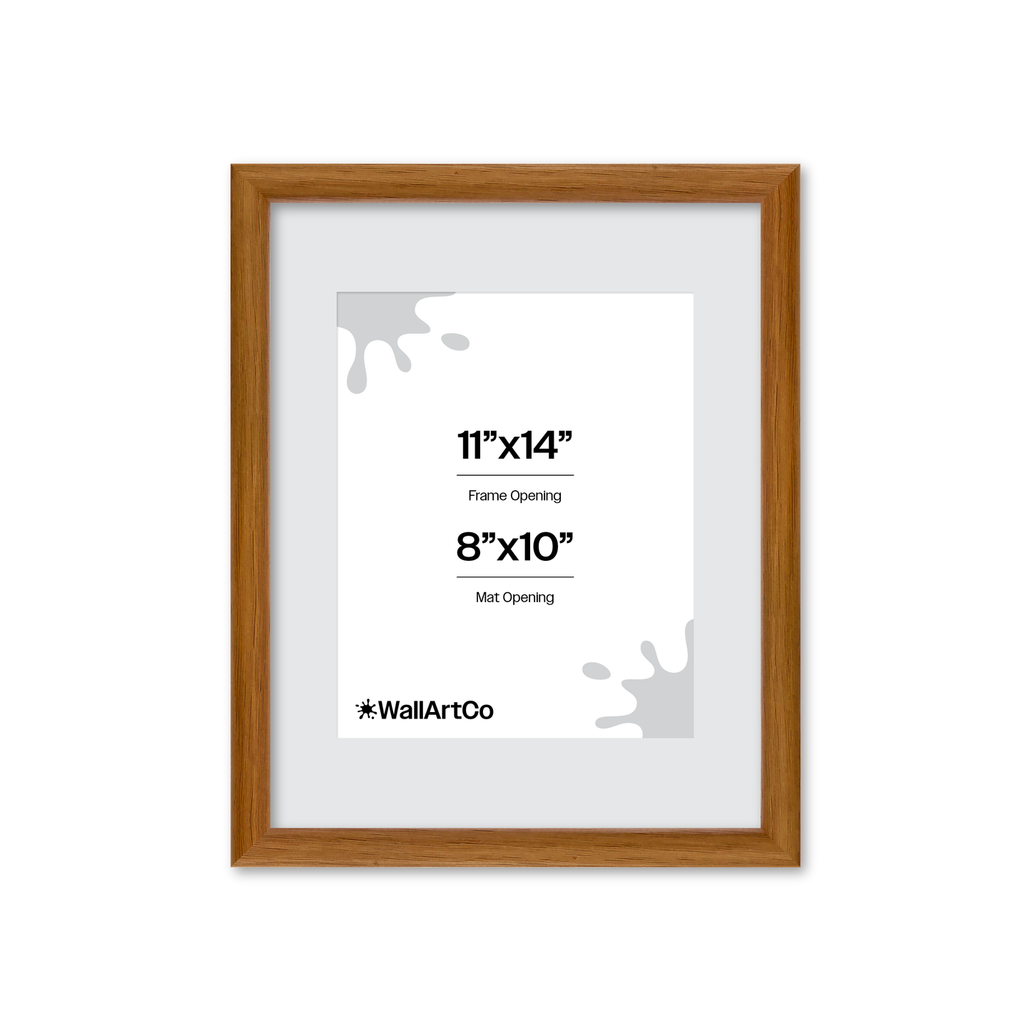 11" x 14" Light Oak Hudson Narrows Wall Frame