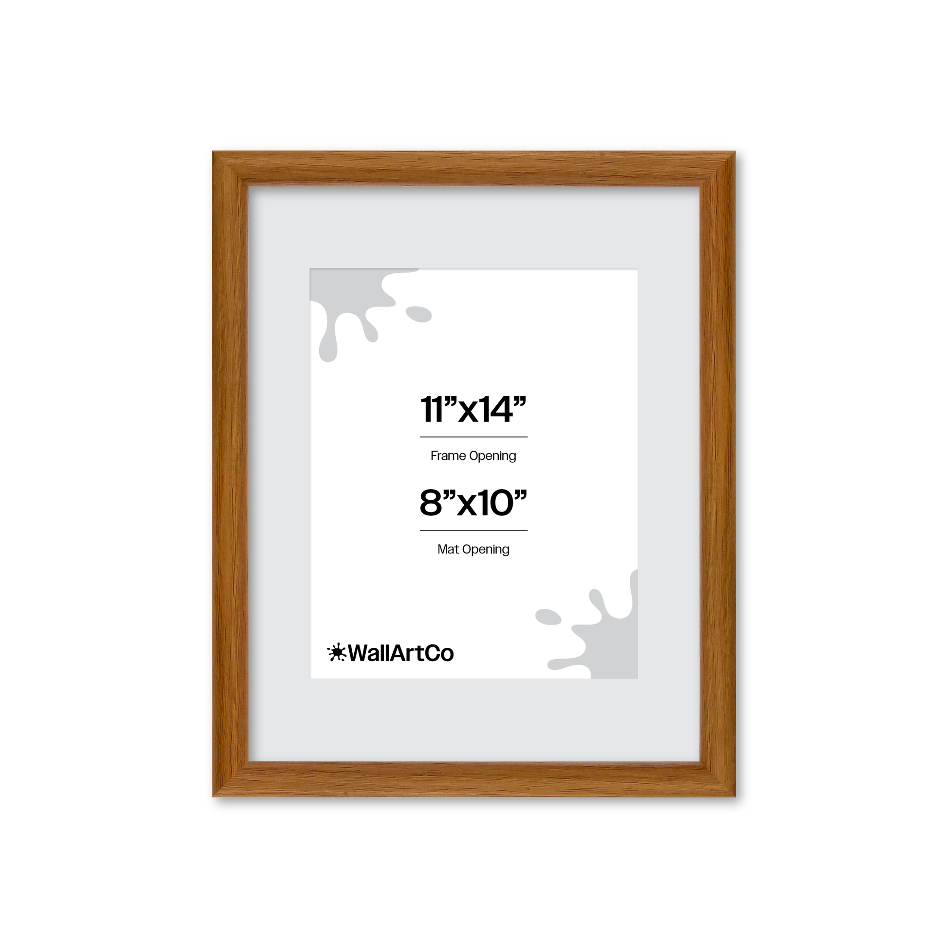 11" x 14" Light Oak Hudson Narrows Wall Frame