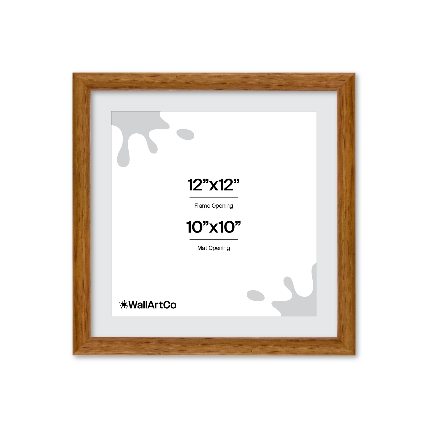 12" x 12" Light Oak Hudson Narrows Wall Frame
