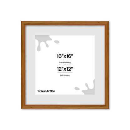 16" x 16" Light Oak Hudson Narrows Wall Frame