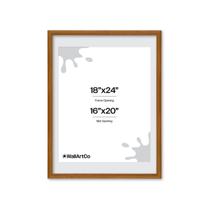 18" x 24" Light Oak Hudson Narrows Wall Frame