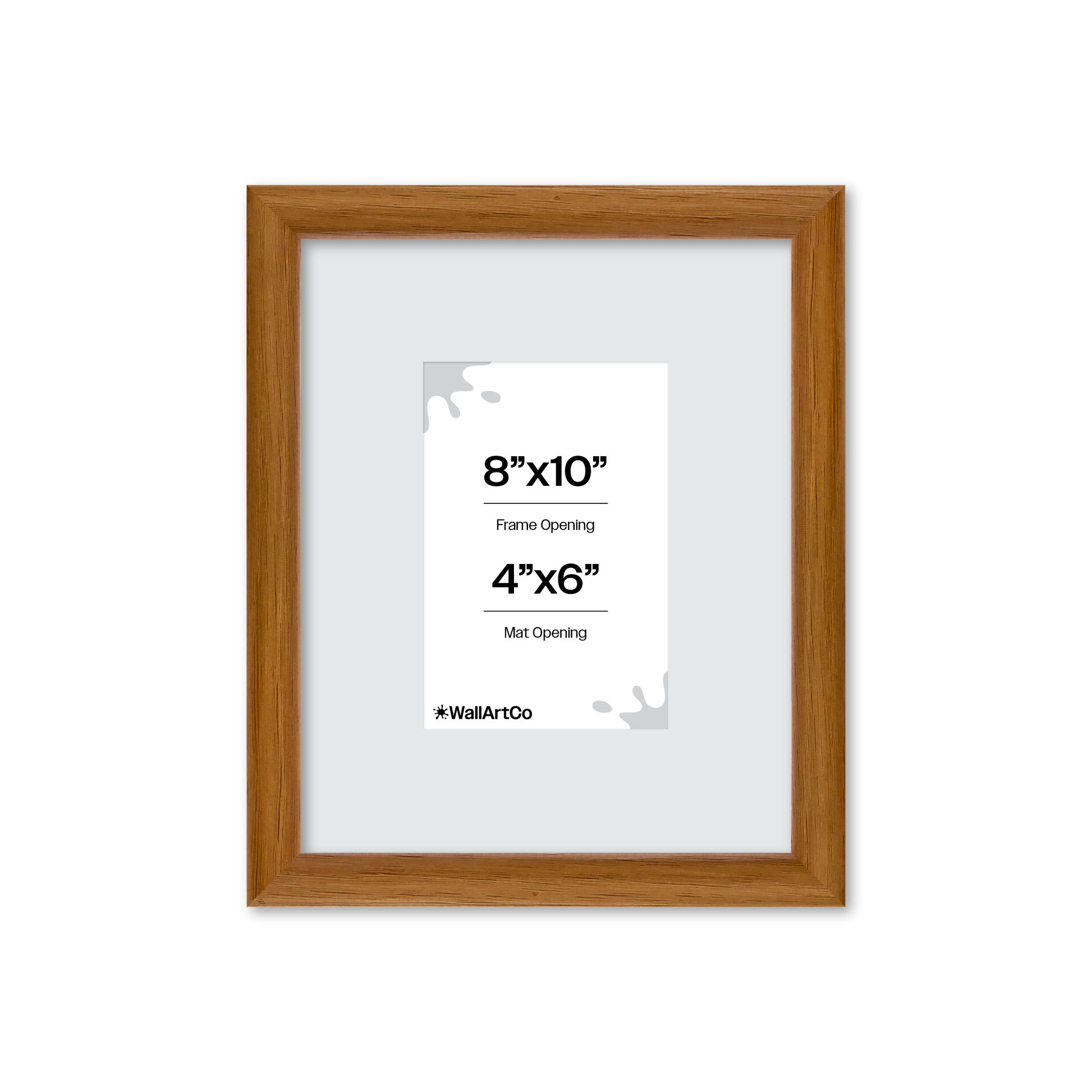 8" x 10" Light Oak Hudson Narrows Wall Frame