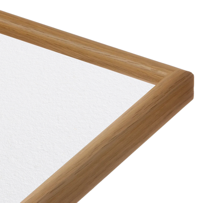 corner of the Light Oak Hudson Narrows Wall Frame