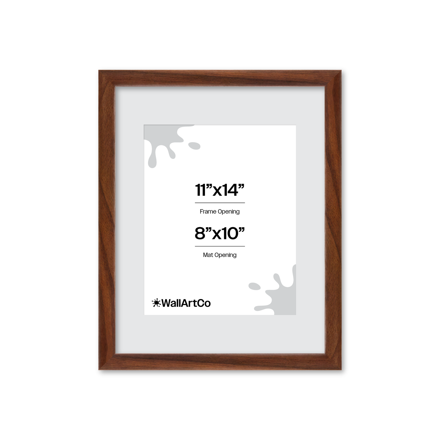 11" x 14" Dark Walnut Hudson Narrows Wall Frame