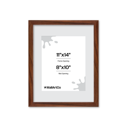 11" x 14" Dark Walnut Hudson Narrows Wall Frame