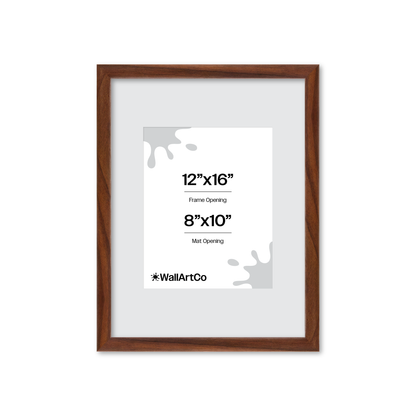 12" x 16" Dark Walnut Hudson Narrows Wall Frame
