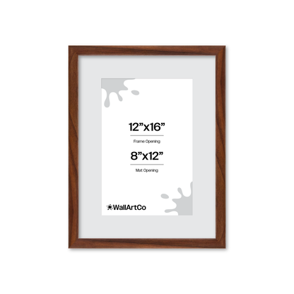 12" x 16" Dark Walnut Hudson Narrows Wall Frame