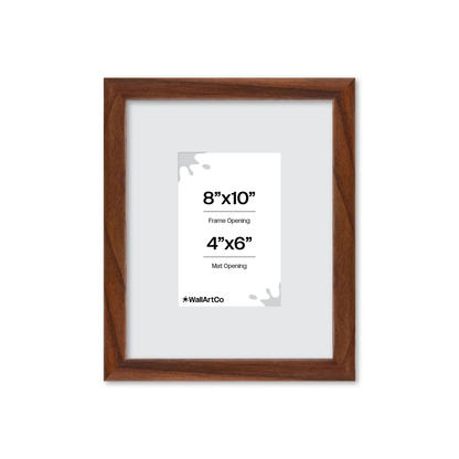 8" x 10" Dark Walnut Hudson Narrows Wall Frame