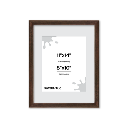 11" x 14" Dark Oak Hudson Narrows Wall Frame