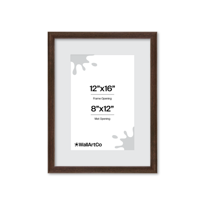 12" x 16" Dark Oak Hudson Narrows Wall Frame