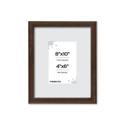8" x 10" Dark Oak Hudson Narrows Wall Frame