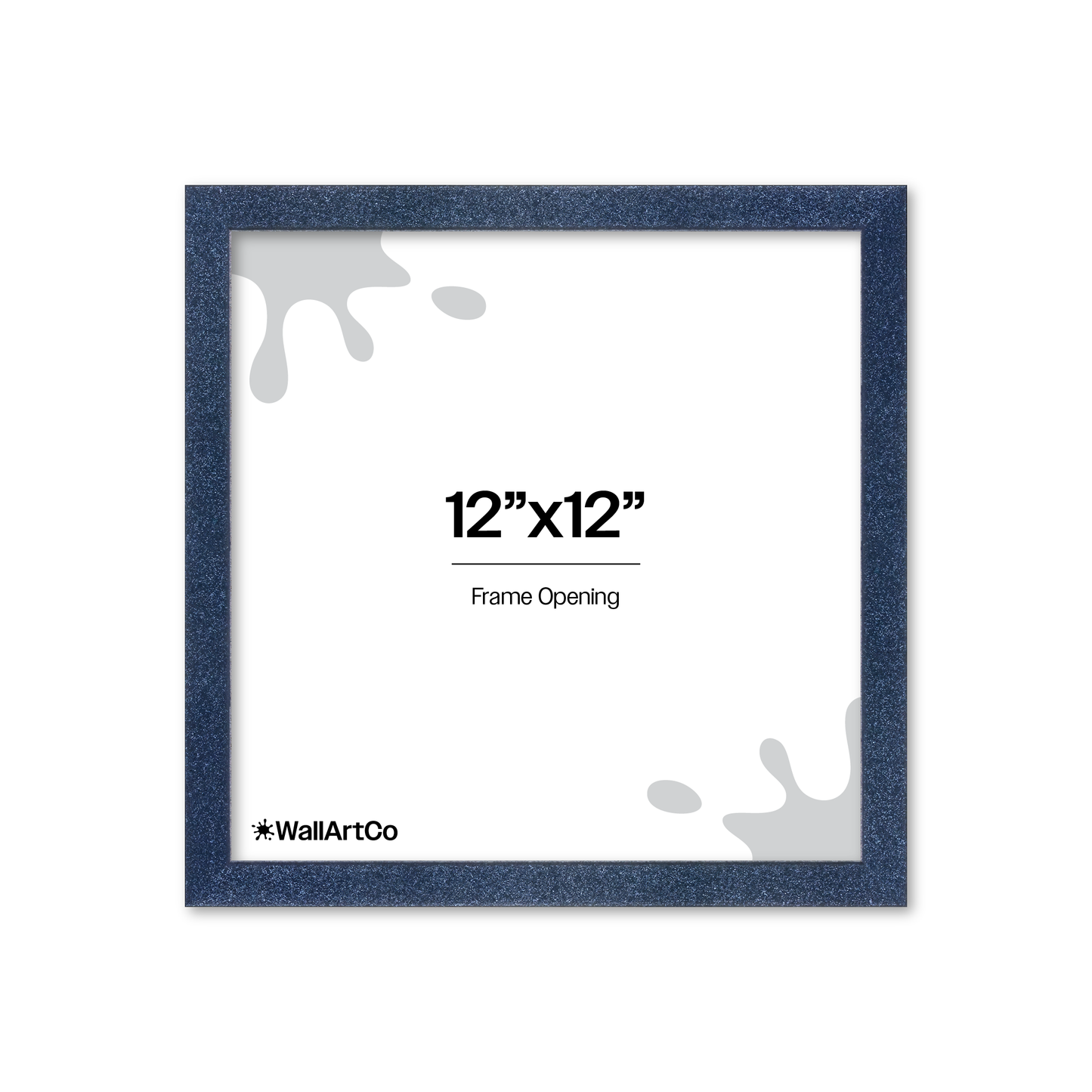 The Little Luxe - Blue Glitter Picture Frame