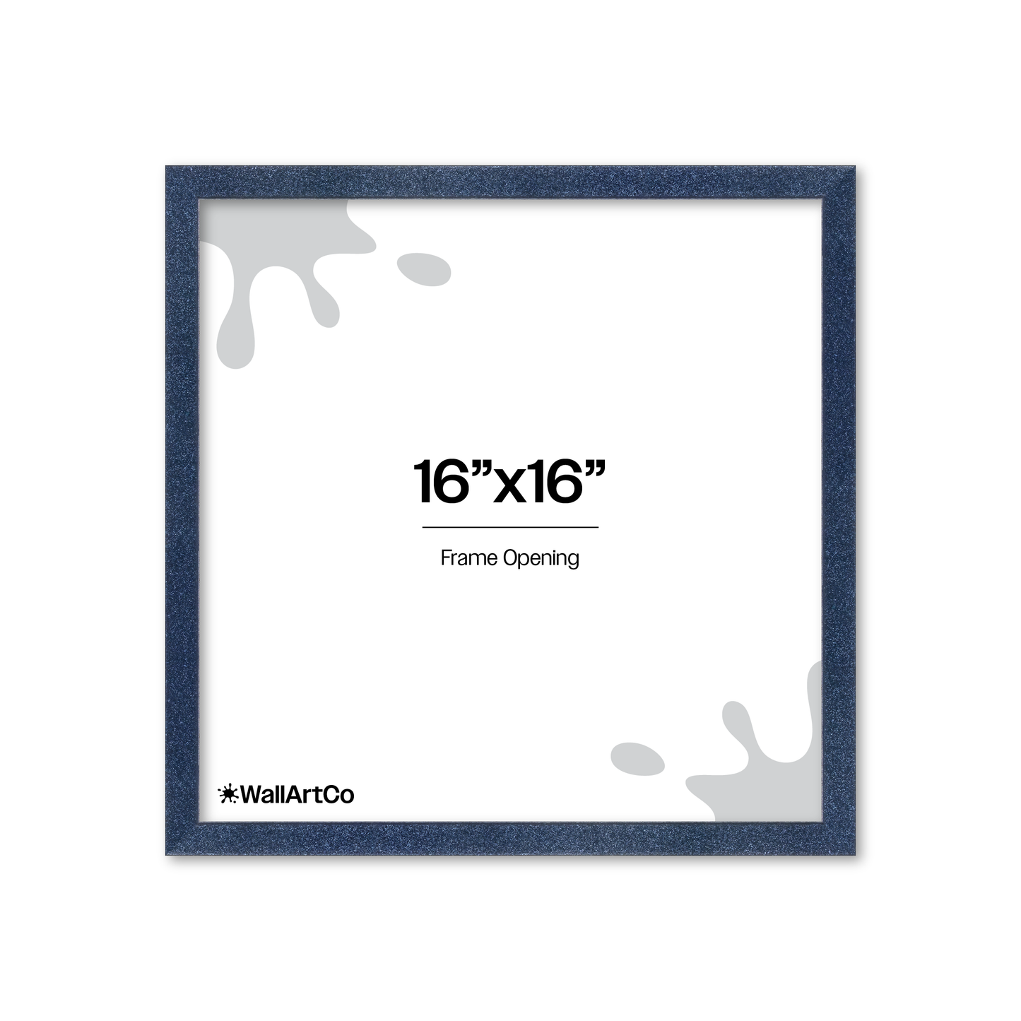 The Little Luxe - Blue Glitter Picture Frame
