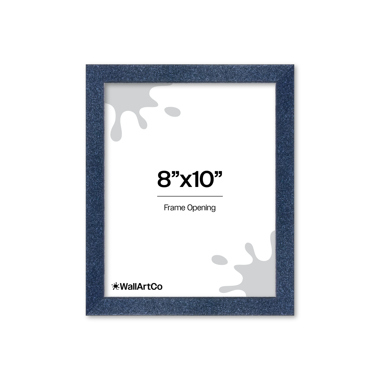 The Little Luxe - Blue Glitter Picture Frame